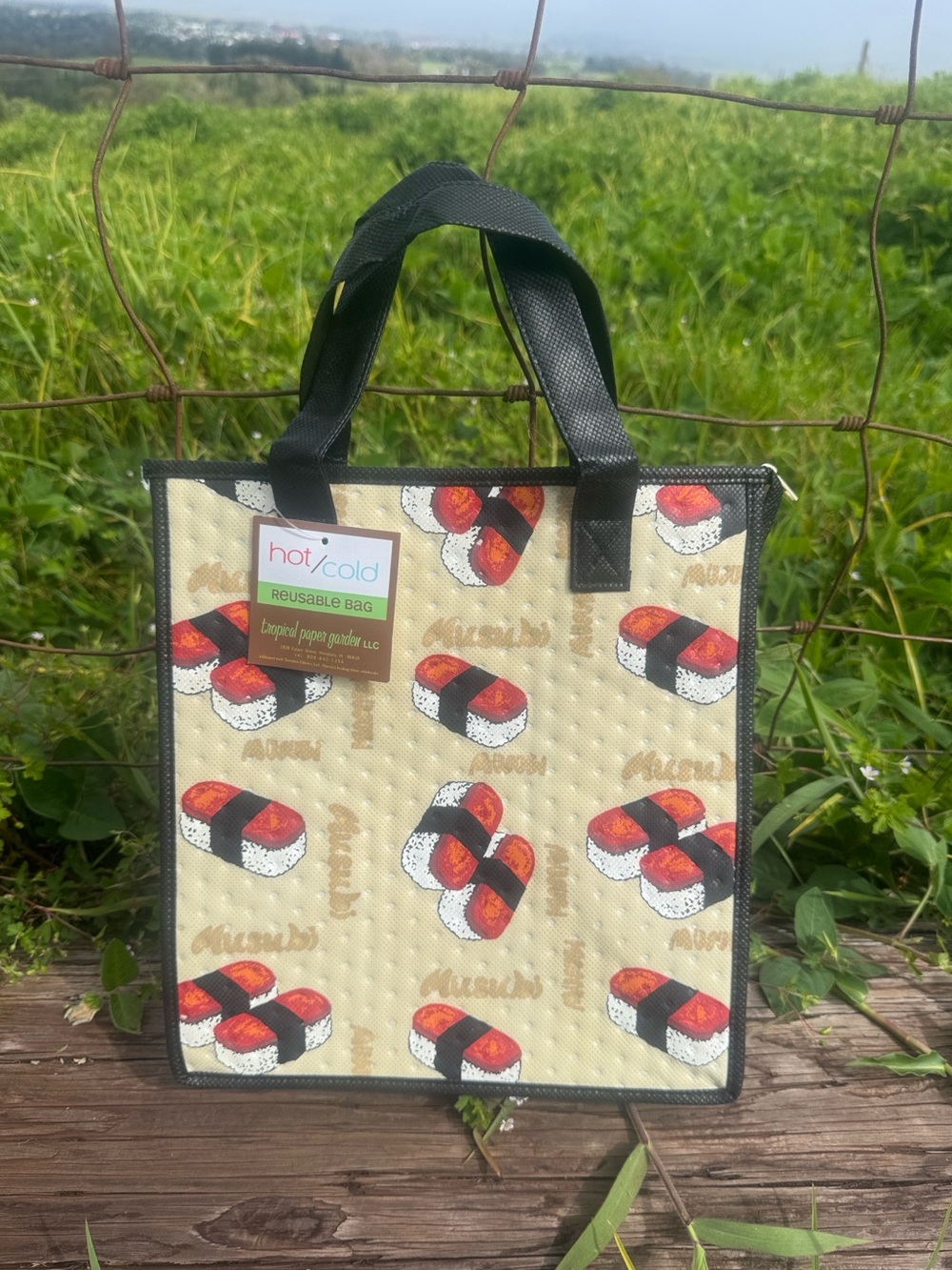 NWT Spam Musubi Hawaii Hot Cold Reusable insulated tote Lunch bag
